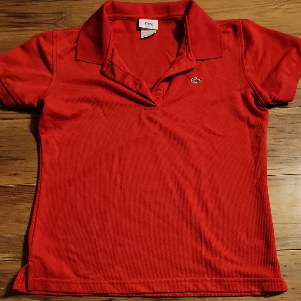 Lacoste Vibrant Red Polo Tee